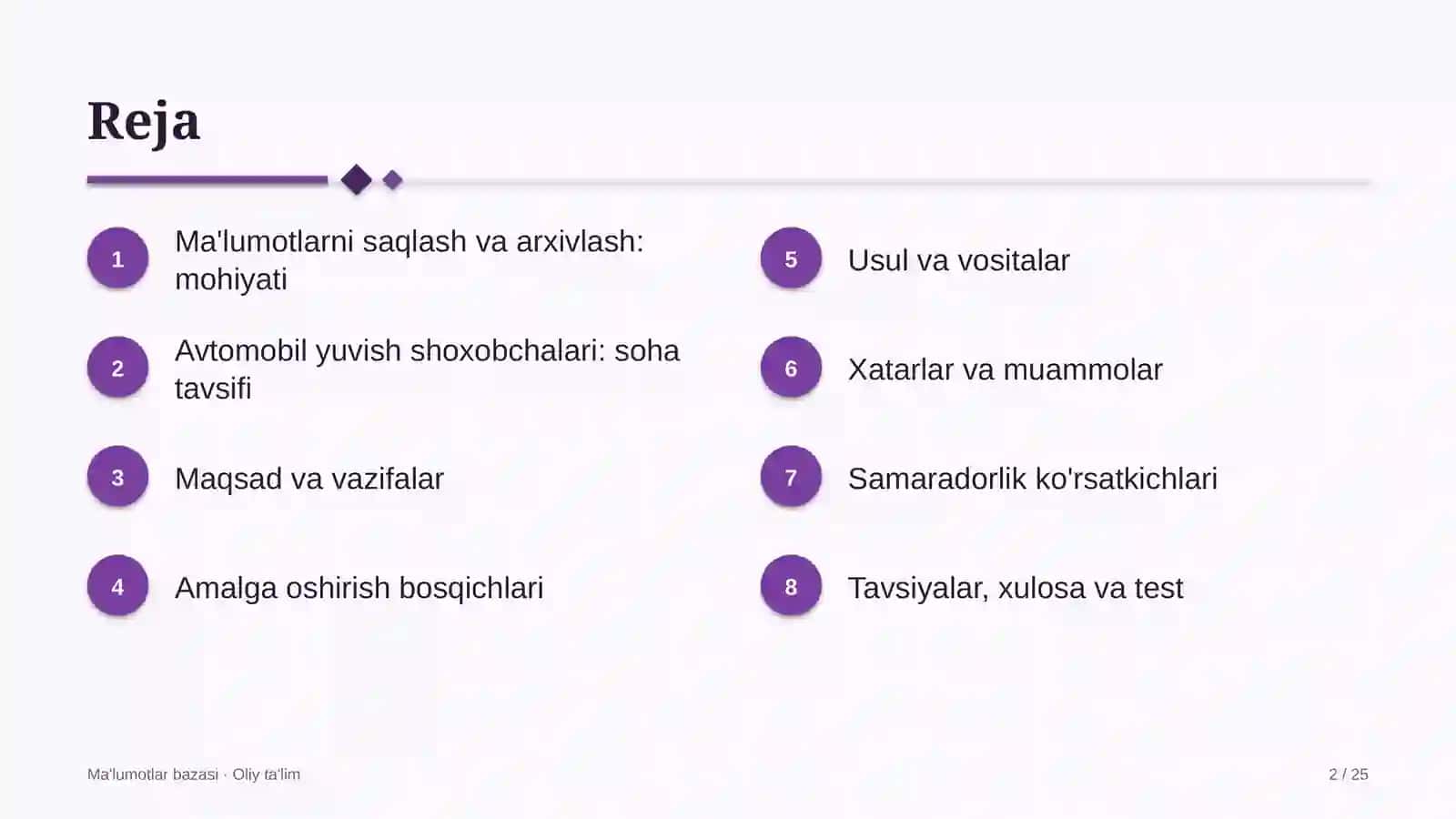 avtomobil yuvish shoxobchalarida ma'lumotlarni saqlash va arxivlash 9220 2