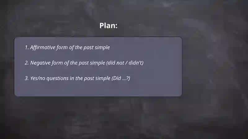 Past Simple 2