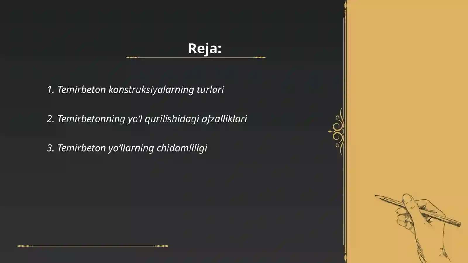 Temirbeton konstruksiyalar va ularni yoʻl qurilishida ishlatilishi 2