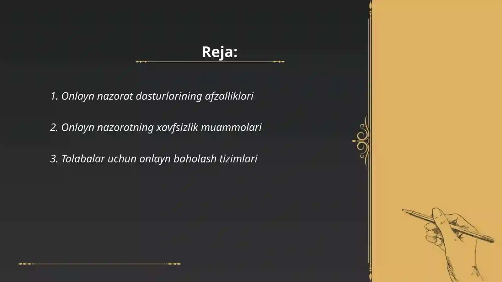 Online nazorat dasturlari 2