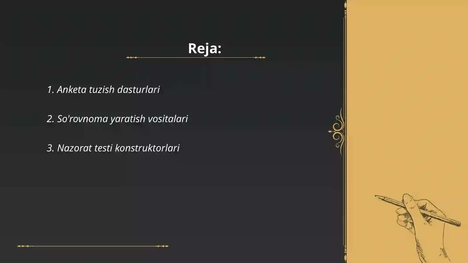 Anketa tuzish dasturlari 2