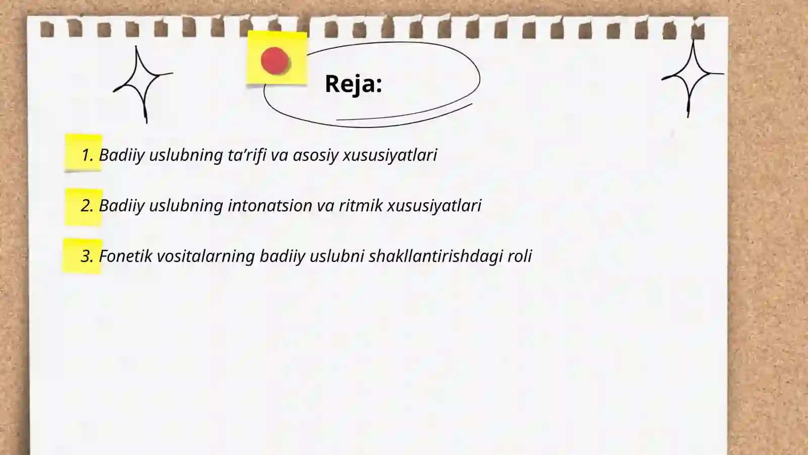 Badiiy uslubning xususiyatlari 2