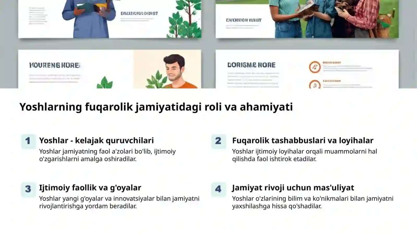 Yoshlar: Fuqarolik Jamiyatining Kelajagi 2