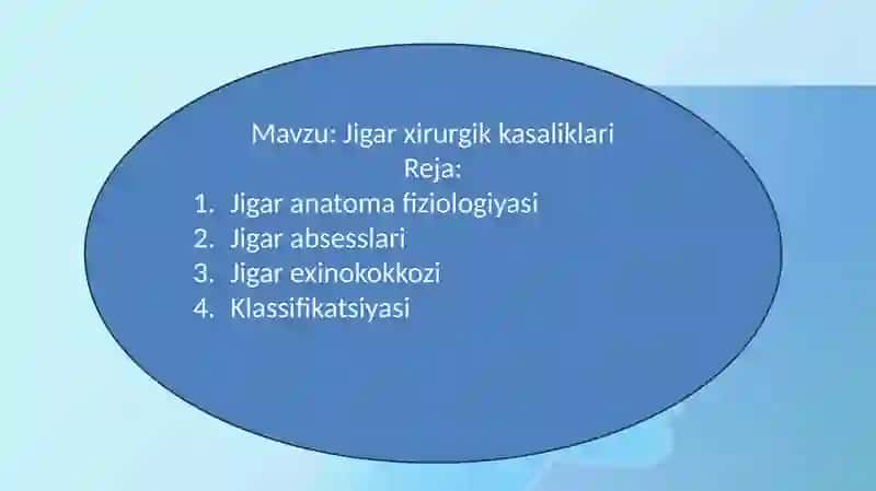 Jigar xirurgik kasaliklari 2