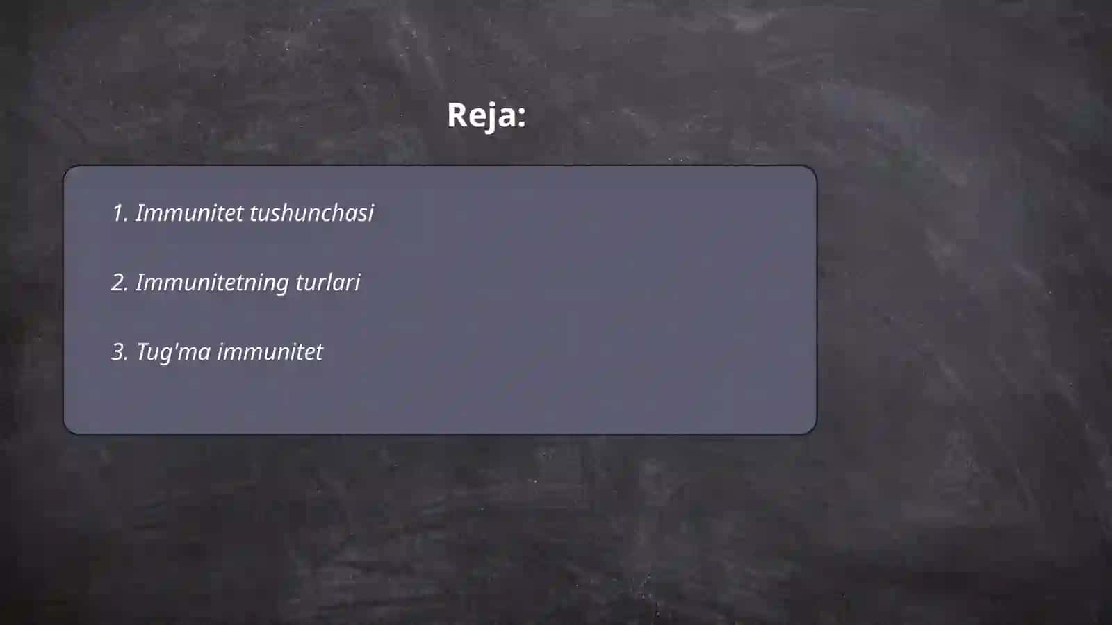 Immunitet va immun sistema 2