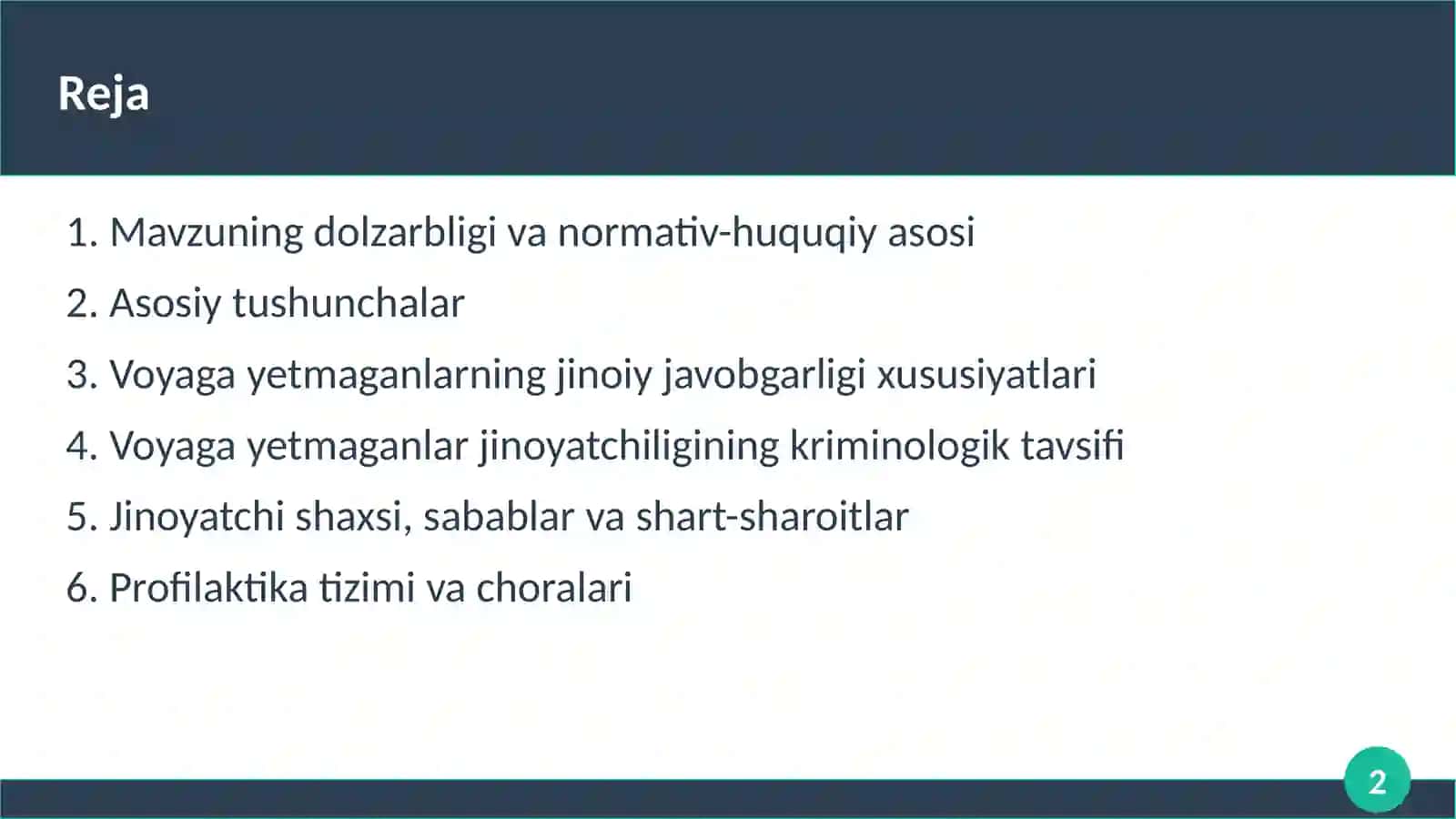 KRIMINOLOGIYA 2