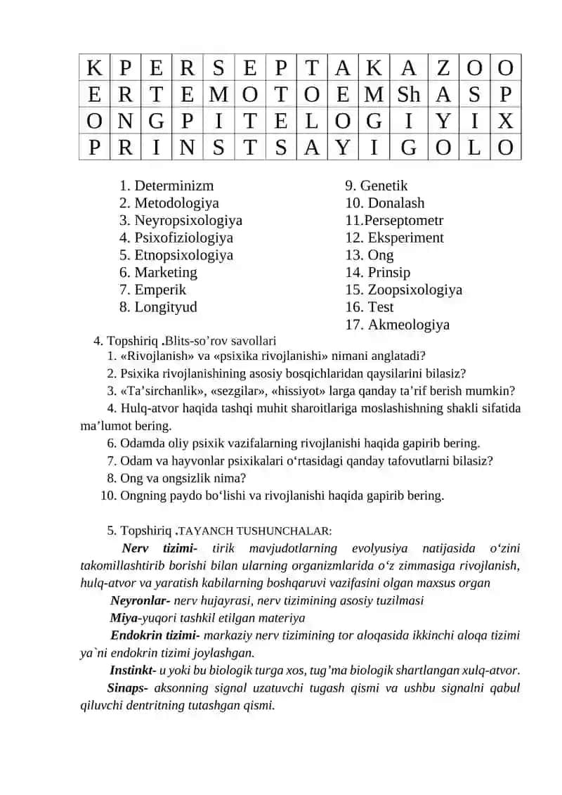Hulq-atvorning psixofiziologik asosi 2