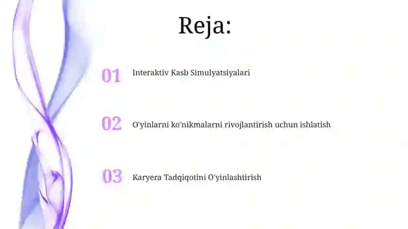 Karyera Tadqiqotini O'yinlashtirish 2
