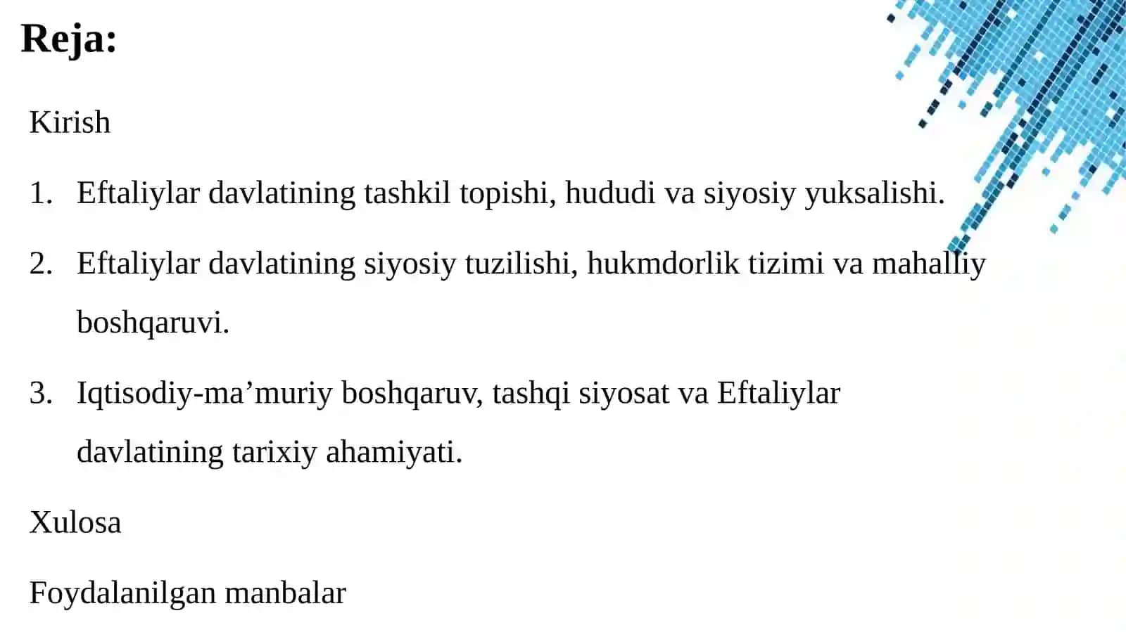 EFTALIYLAR DAVLATI: SIYOSIY TUZILISHI VA DAVLAT BOSHQARUVI TIZIMI 2