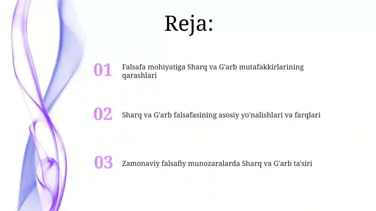 Falsafa mohiyatiga Sharq va G'arb mutafakkirlarining qarashlari 2