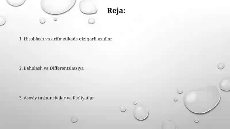 Maktabgacha tayyorlov guruhida sanashga va hisoblash faoliyatiga oʻrgatish vazifalari 2