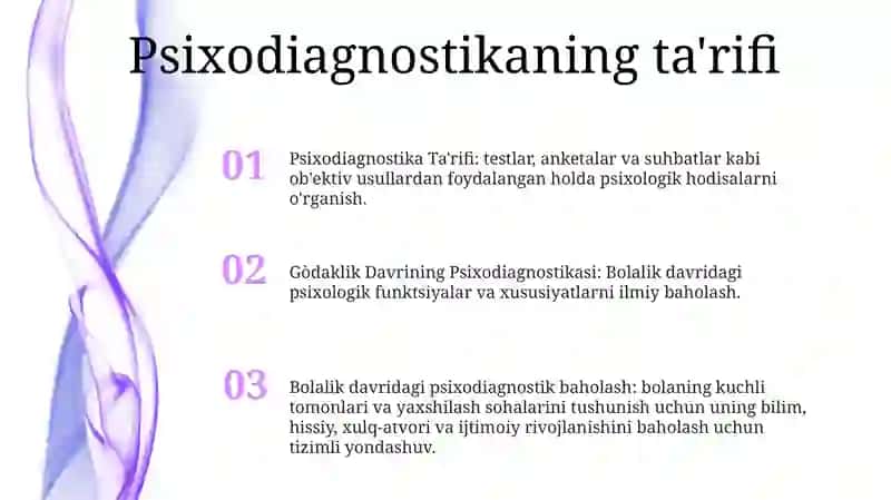 Gòdaklik Davrining Psixodiagnostikasi 2