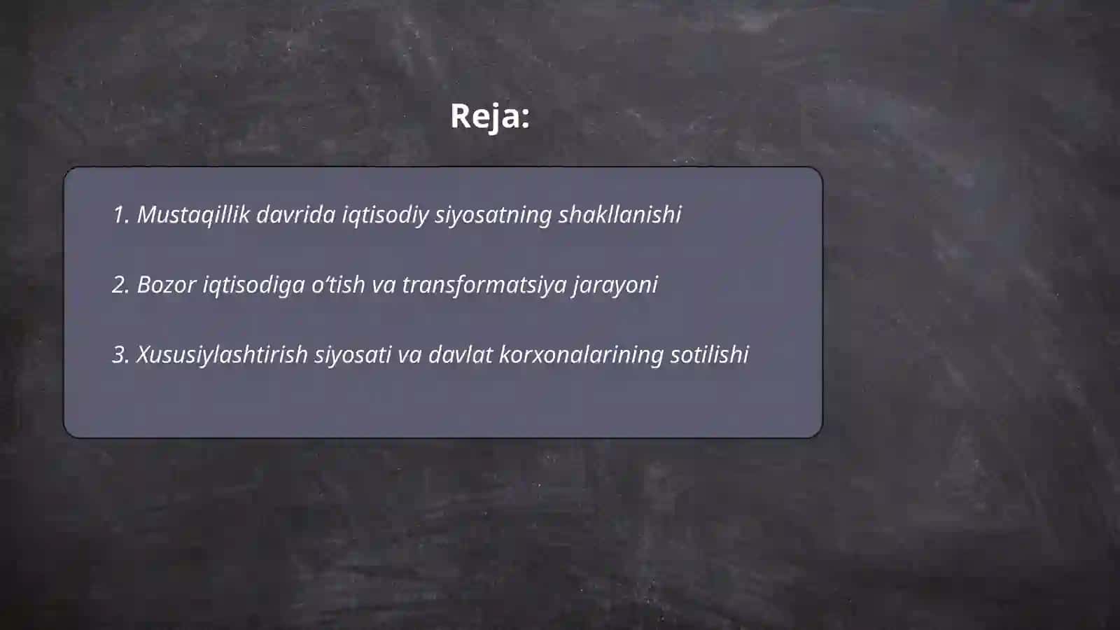 90 - yillarda O'zbekistonning ijtimoiy iqtisodiy hayoti 2