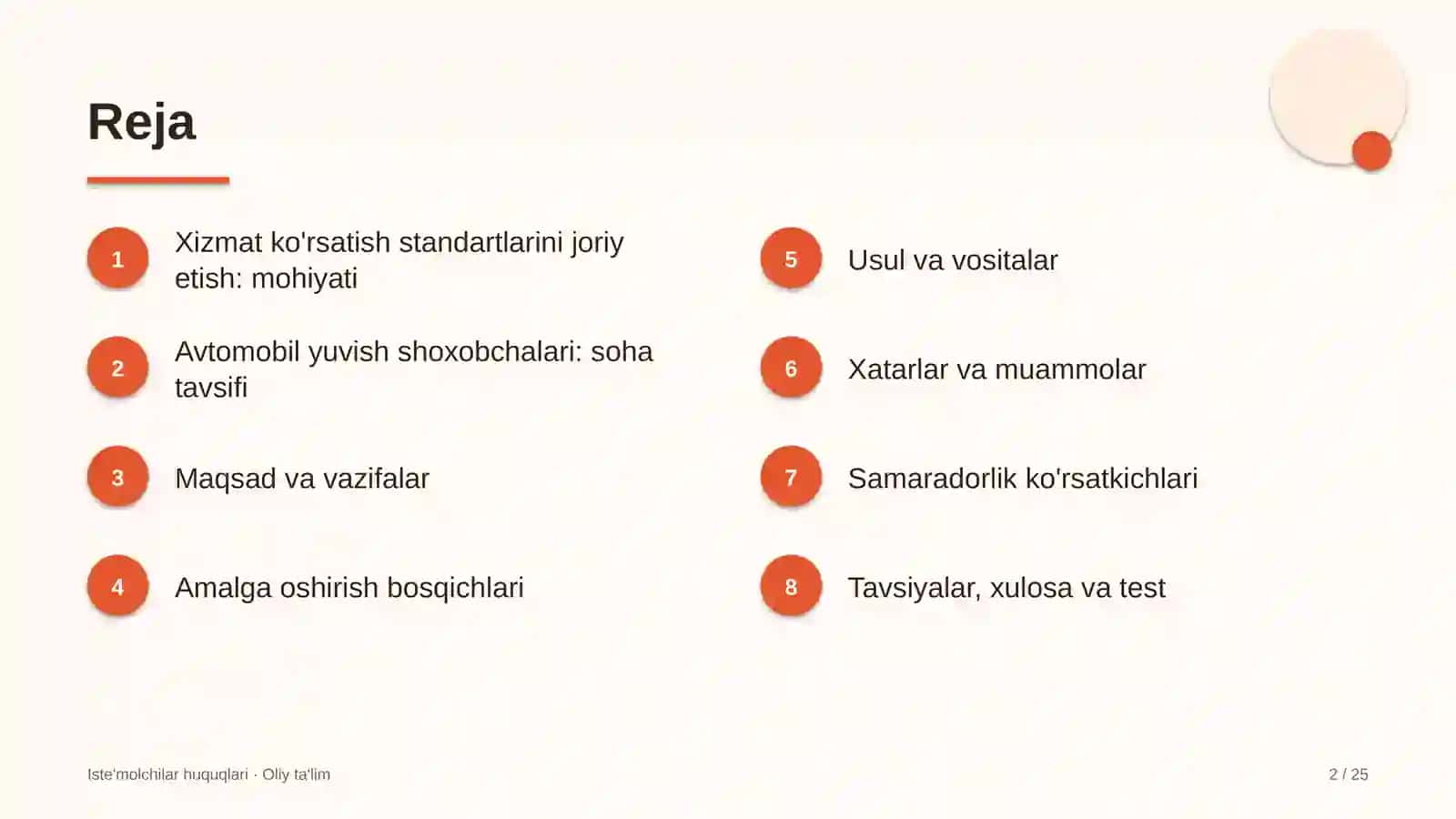 avtomobil yuvish shoxobchalarida iste'molchilarga xizmat ko'rsatish standartlarini joriy etish 6436 2