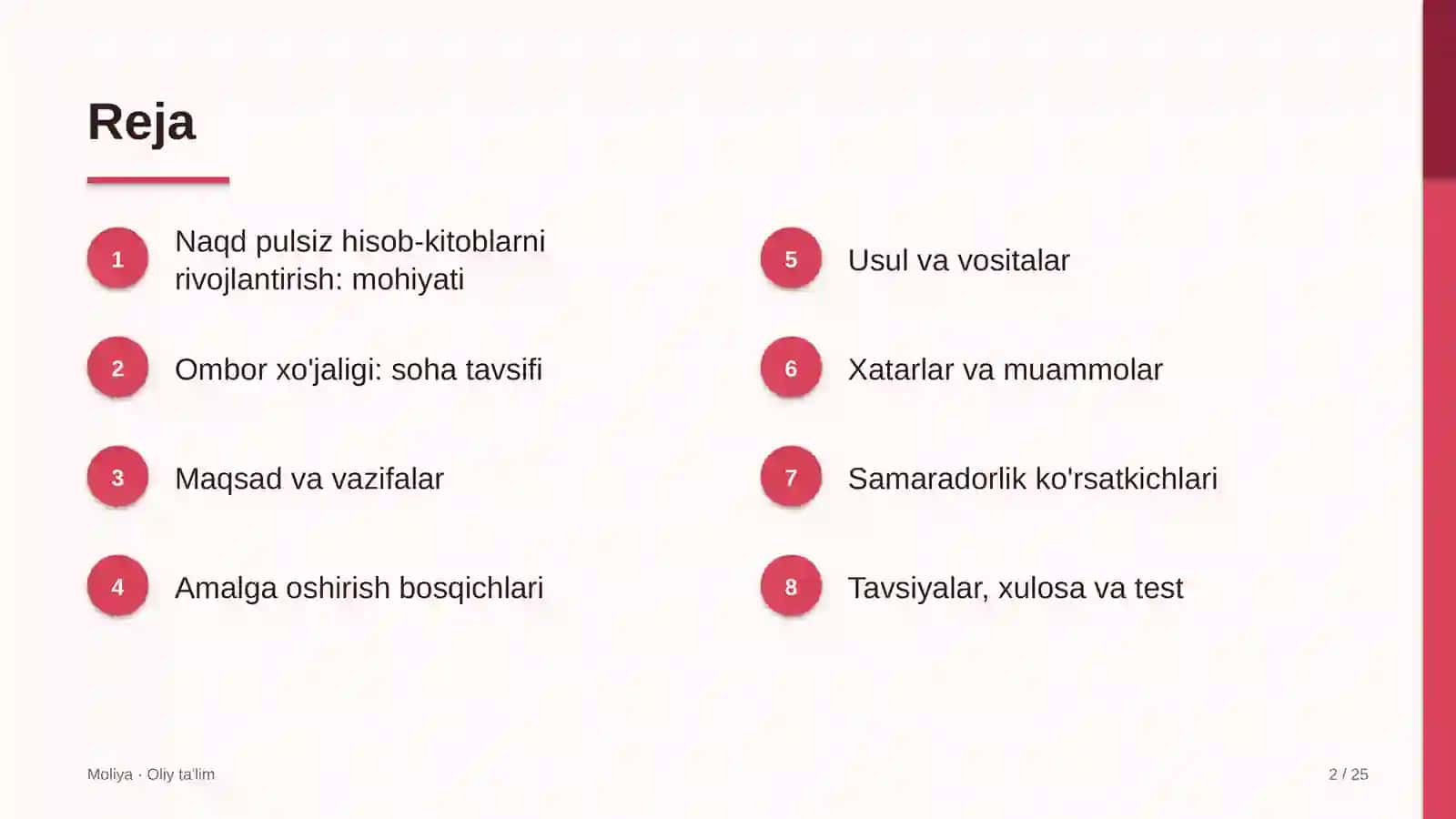 ombor xo'jaligida naqd pulsiz hisob kitoblarni rivojlantirish 4405 2
