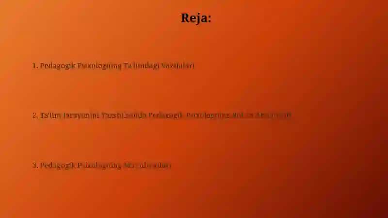 Pedagogik Psixologning Ta'limdagi Vazifalari 2