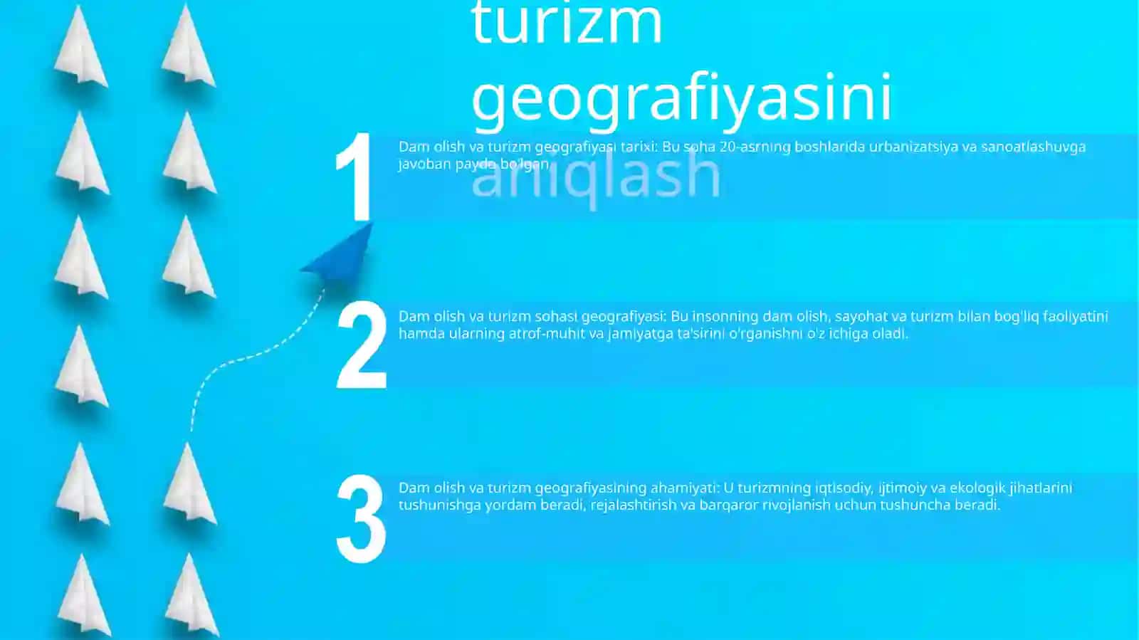Rekreatsiya Va Turizm Geografiyasi Vazifalari 2