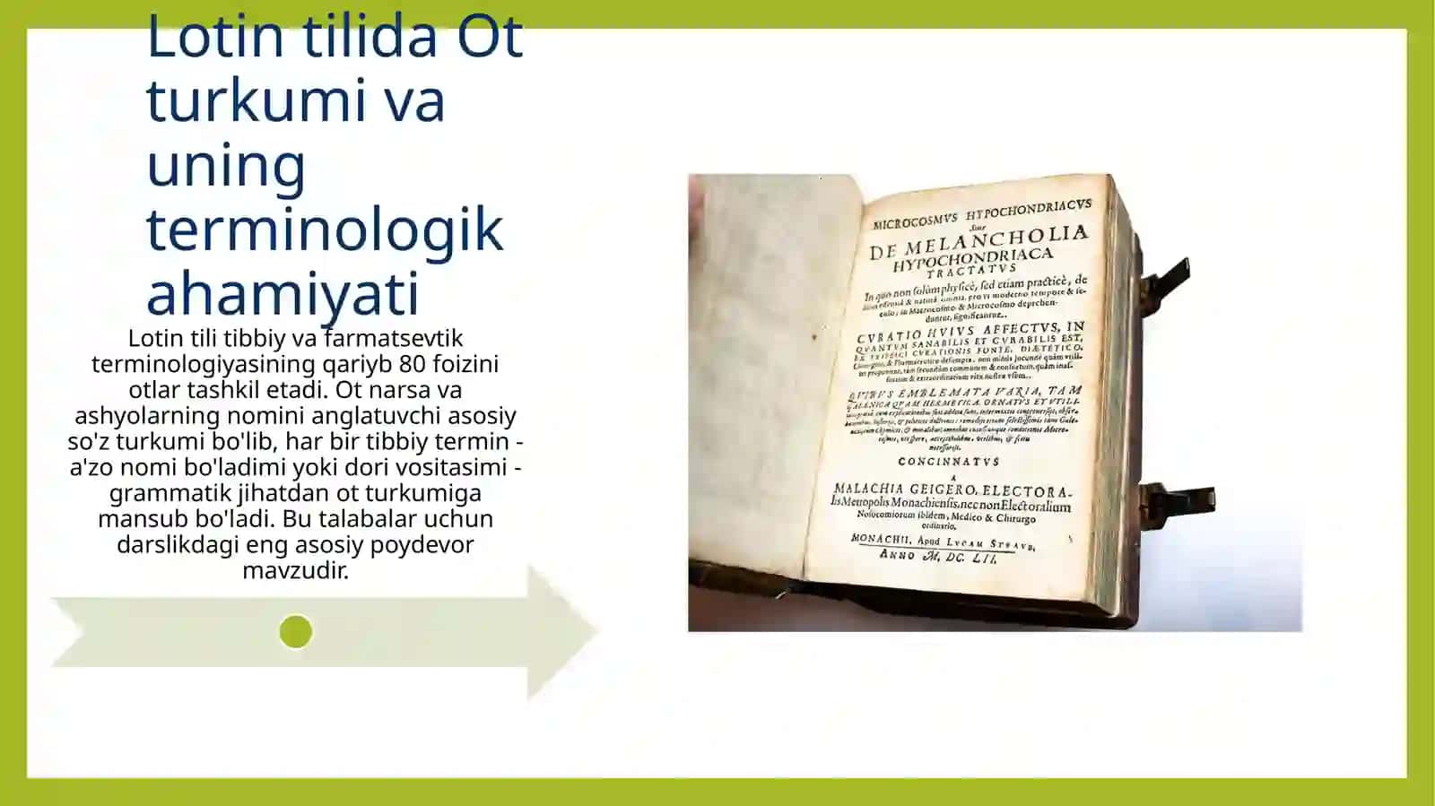 Lotin tili va terminalogiya 2