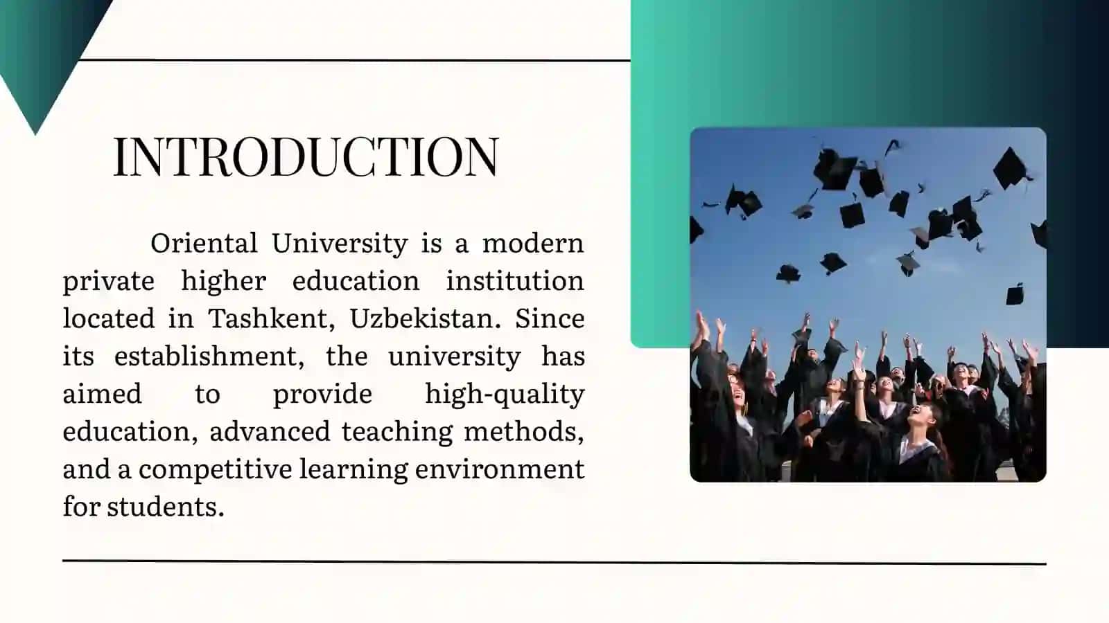 ORIENTAL UNIVERSITY 2