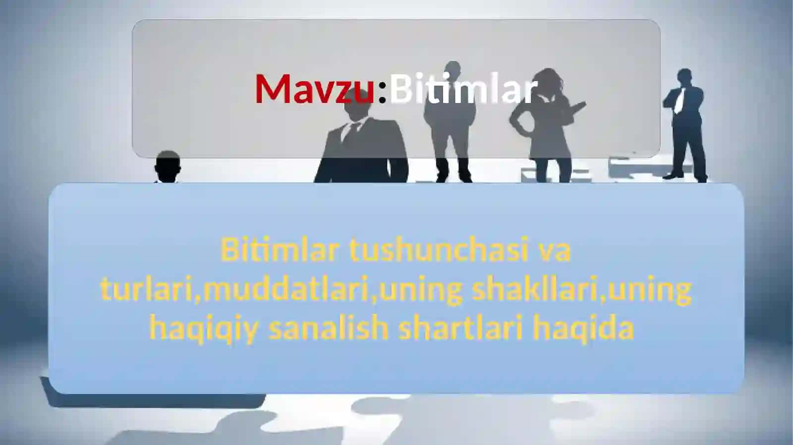 Bitimlar 2