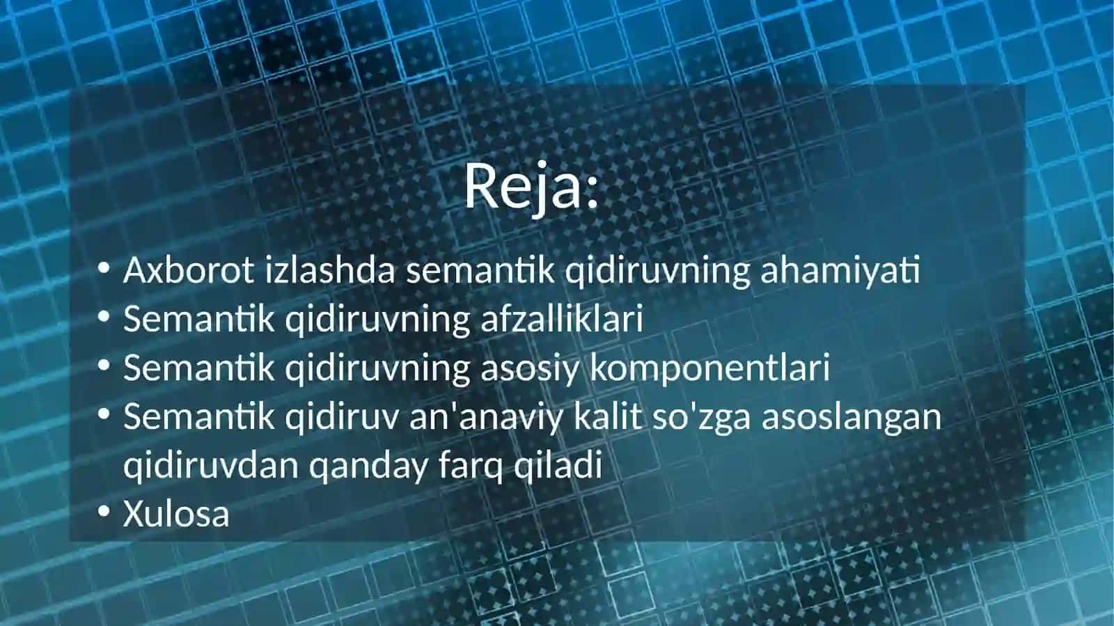 SEMANTIK QIDIRUV 2