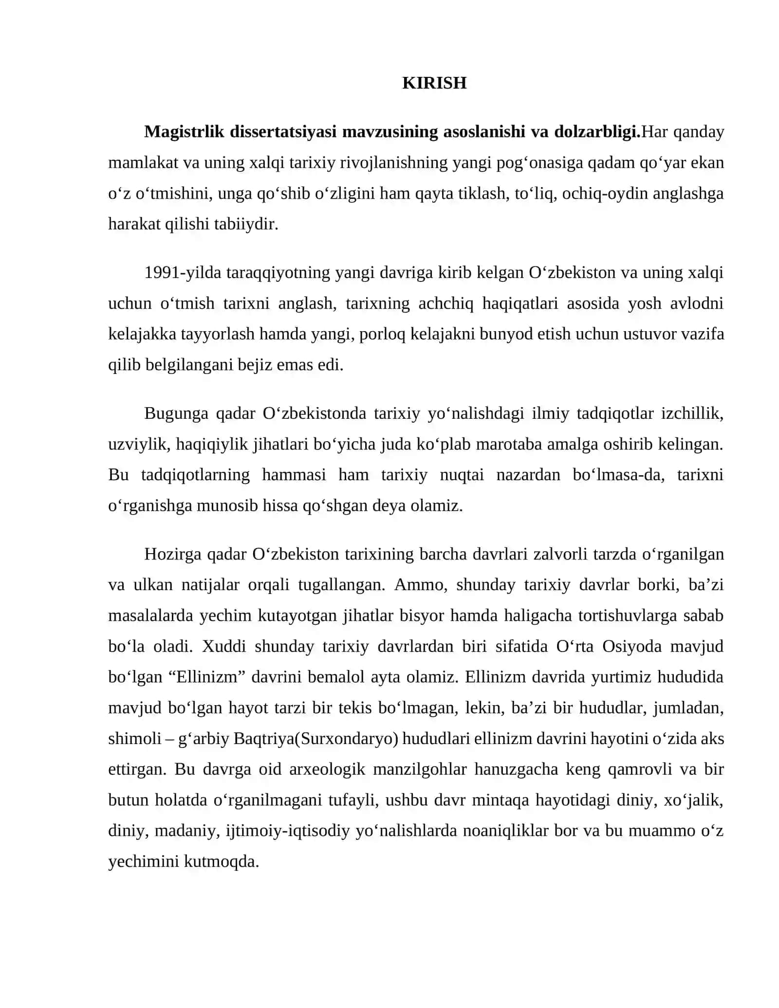 Shimoli-g‘arbiy Baqtriyadagi Ellinizm davri arxeologik yodgorliklarining o‘rganilishi tarixi 2
