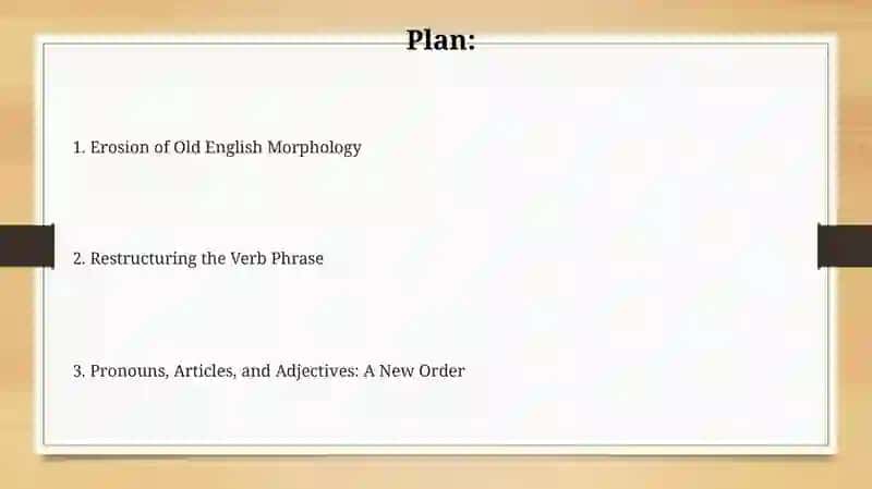Morphological developments from the 12th to the 15th centuries 2