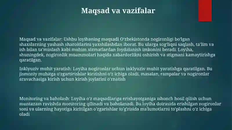 Alohida Yordamga Muhtoj Bolani Samarali Inkluziyasi Uchun Ichki Sharoitlari 2