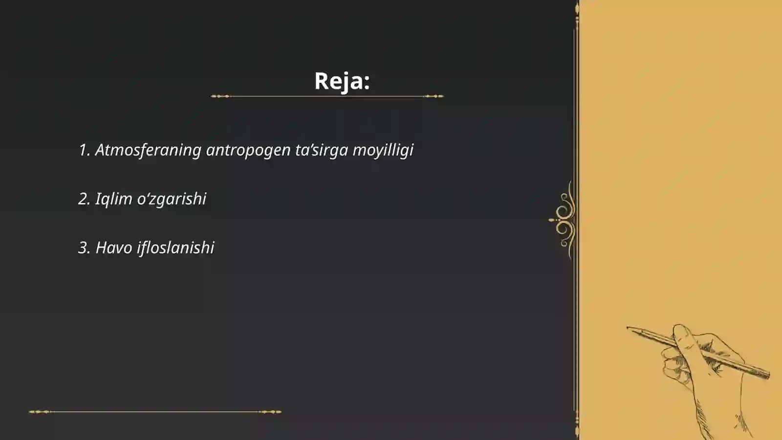 Antropogen omillarning atmosferaga ta’siri 2