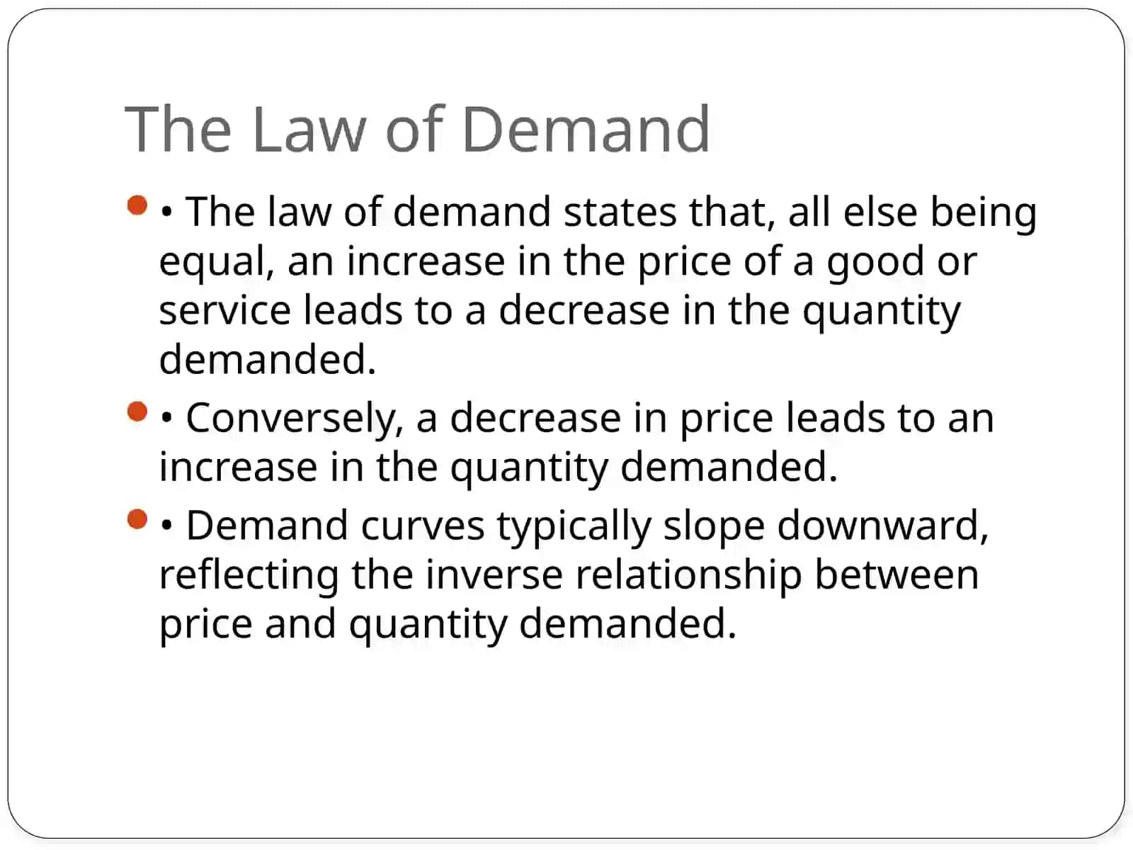 Introduction to Demand Analysis 2