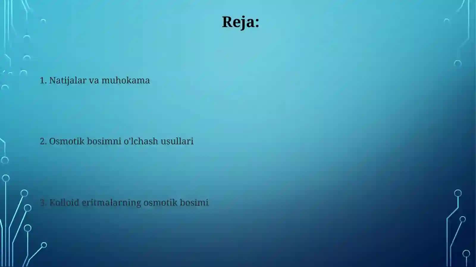 Kalloid eritmalarning osmotik bosimi 2