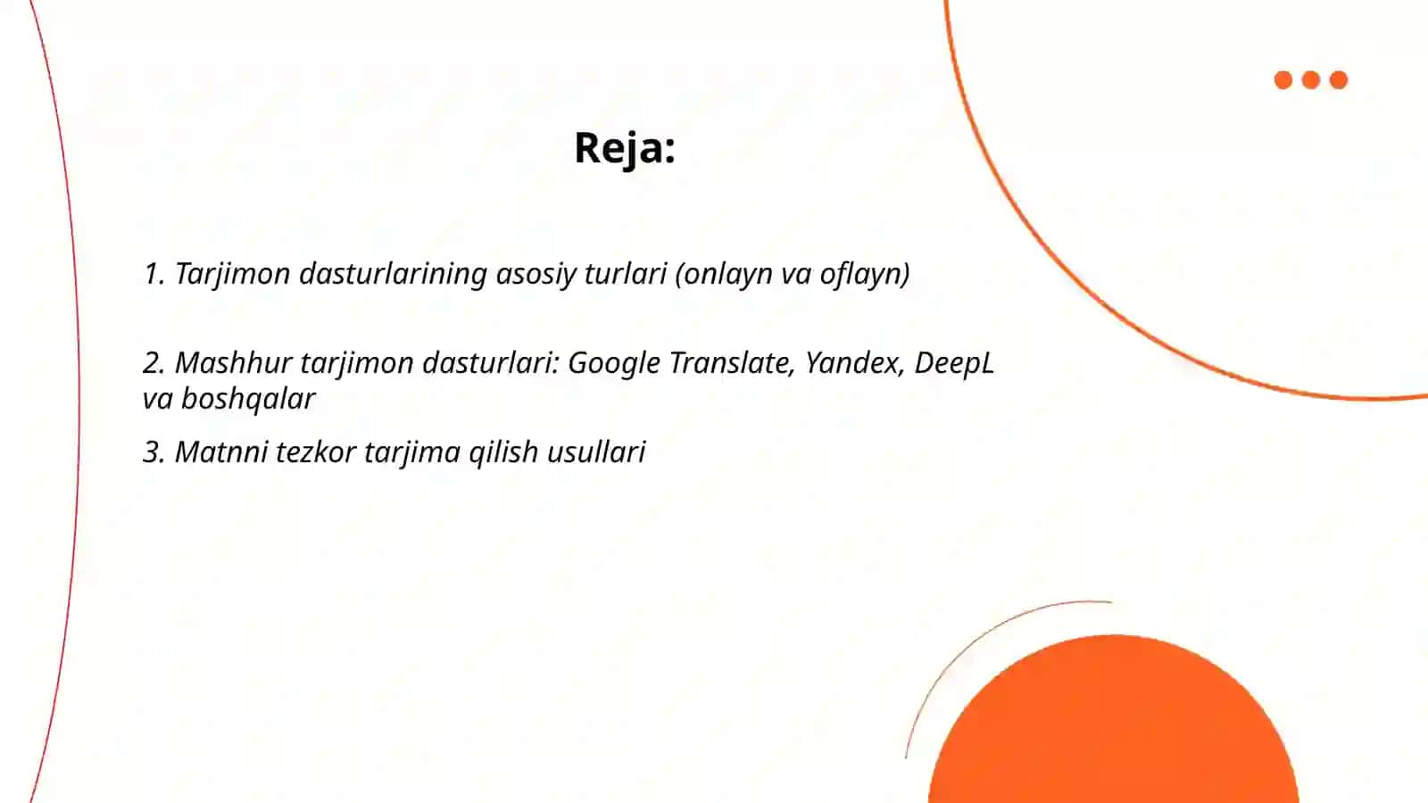 Tarjimon dasturlardan foydalanish 2