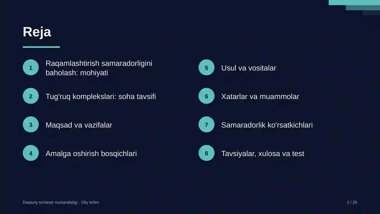 tug'ruq komplekslarida raqamlashtirish samaradorligini baholash 7995 2