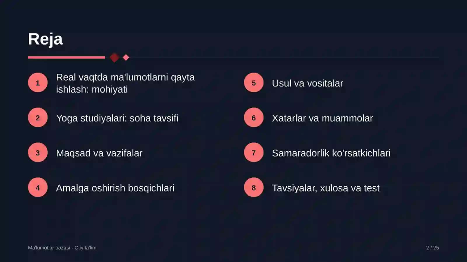 yoga studiyalarida real vaqtda ma'lumotlarni qayta ishlash 8277 2