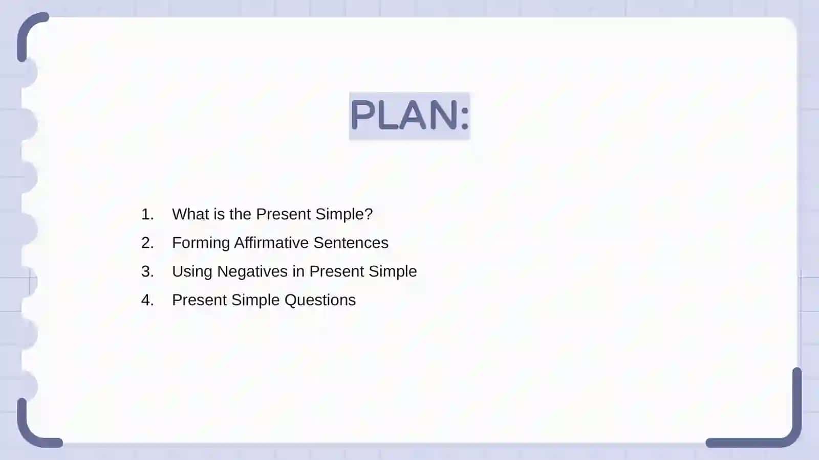 Present Simple 2