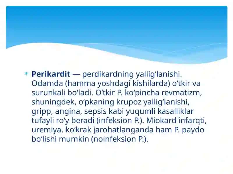 Perikardpatalogiyasi 2