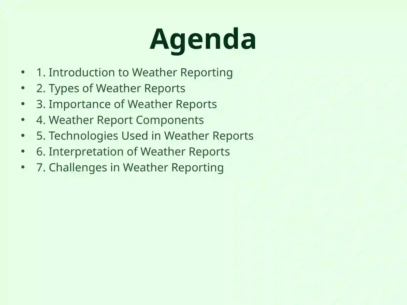 Weather Report System 2