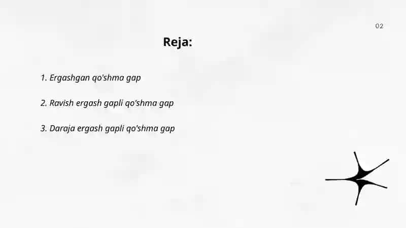Ergashgan qo'shma gap 2