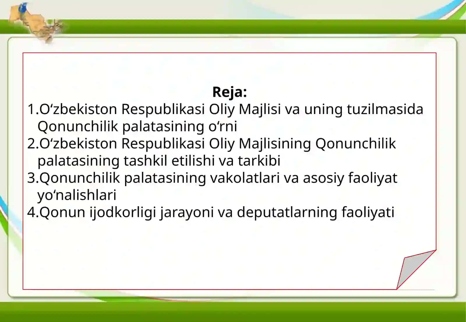 Qonunchilik  palatasi 2