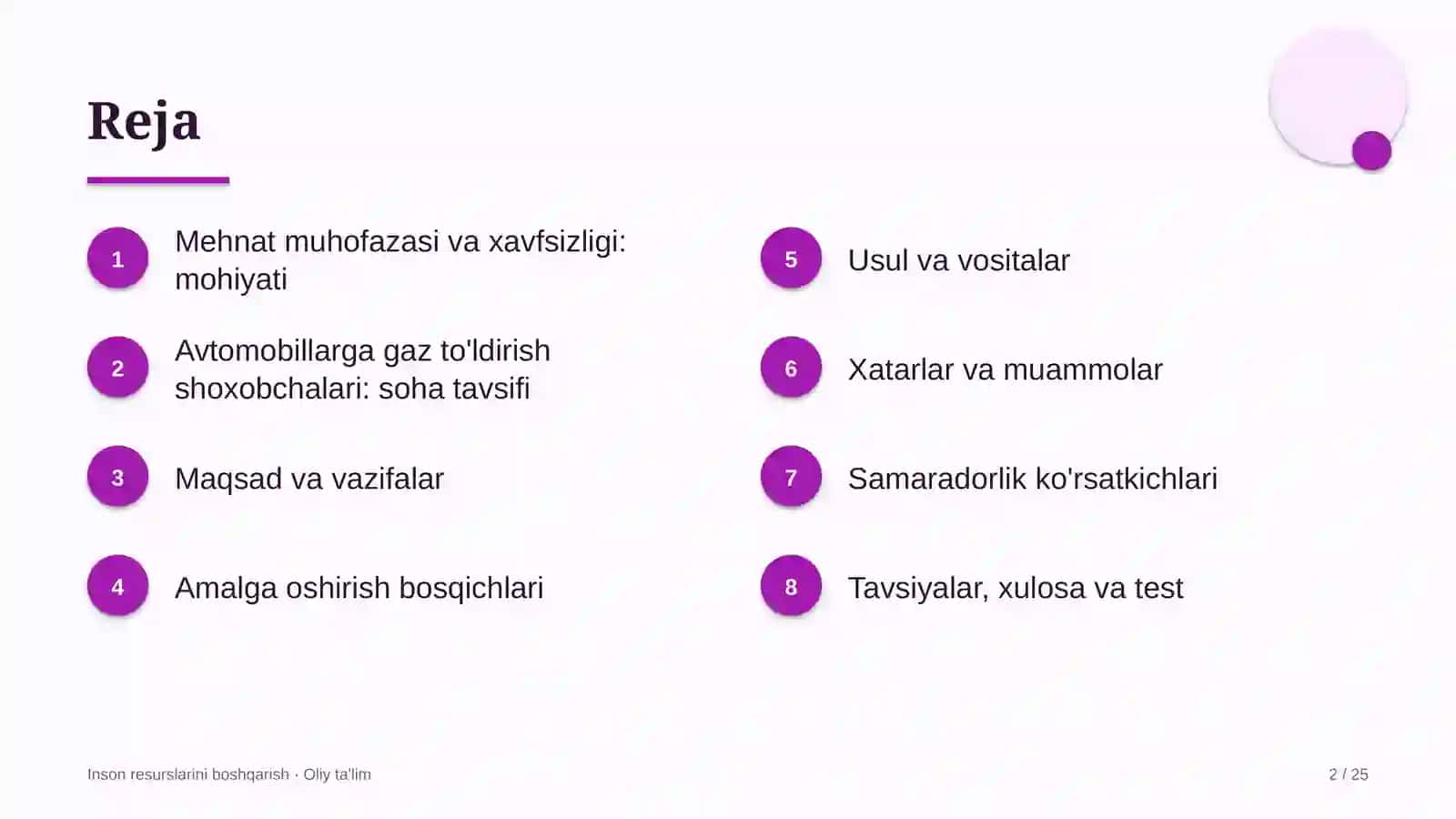 Avtomobillarga gaz to'ldirish shoxobchalarida mehnat muhofazasi va xavfsizligi 2