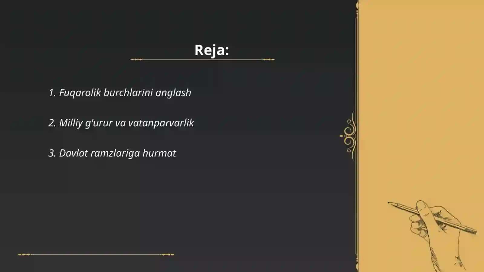 Fuqarolik tarbiyasi.vatanparvarlik tarbiyasi Roʻzimova Malika 2