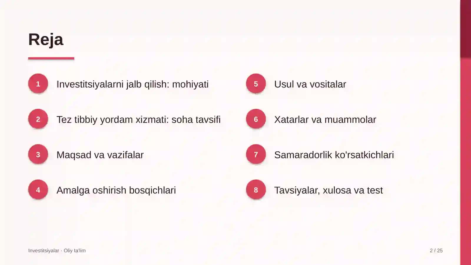 tez tibbiy yordam xizmatida investitsiyalarni jalb qilish 9368 2