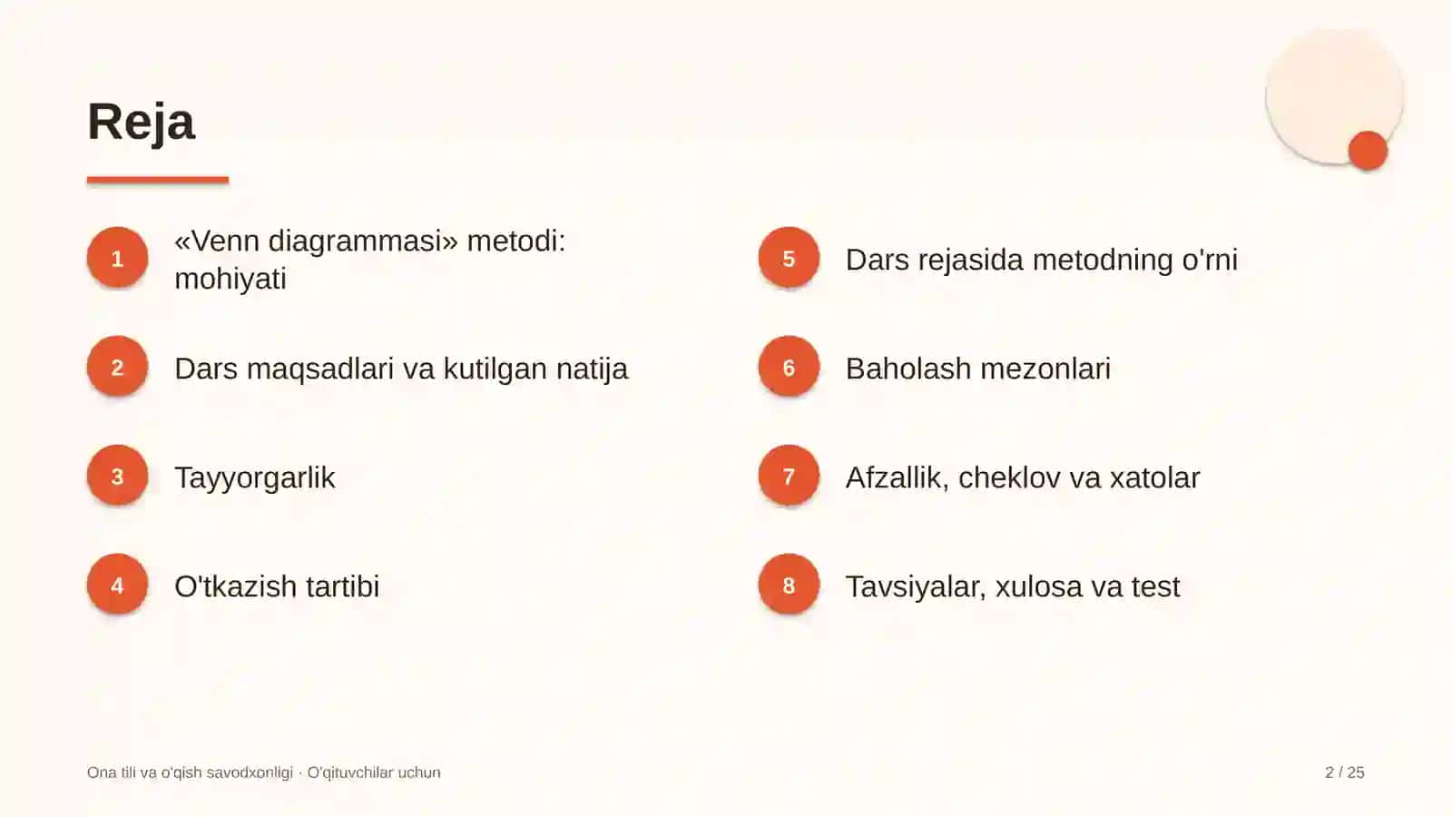 ona tili va o'qish savodxonligi darslarida venn diagrammasi metodidan foydalanish 7162 2