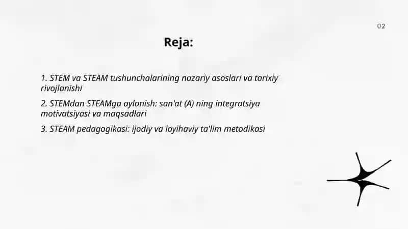 STEM va STEAMning rivojlanishi 2