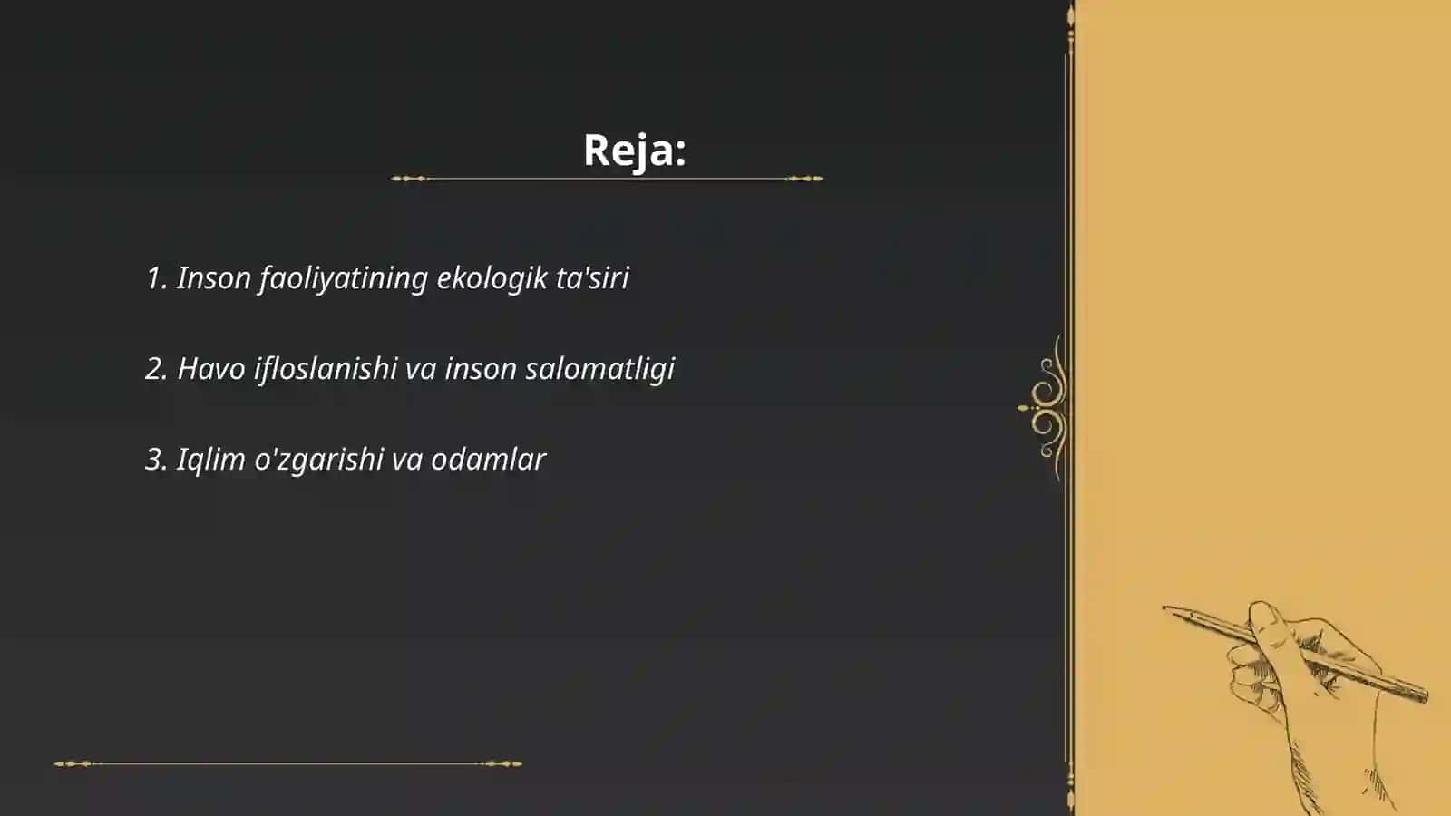 Inson va ekologiya 2