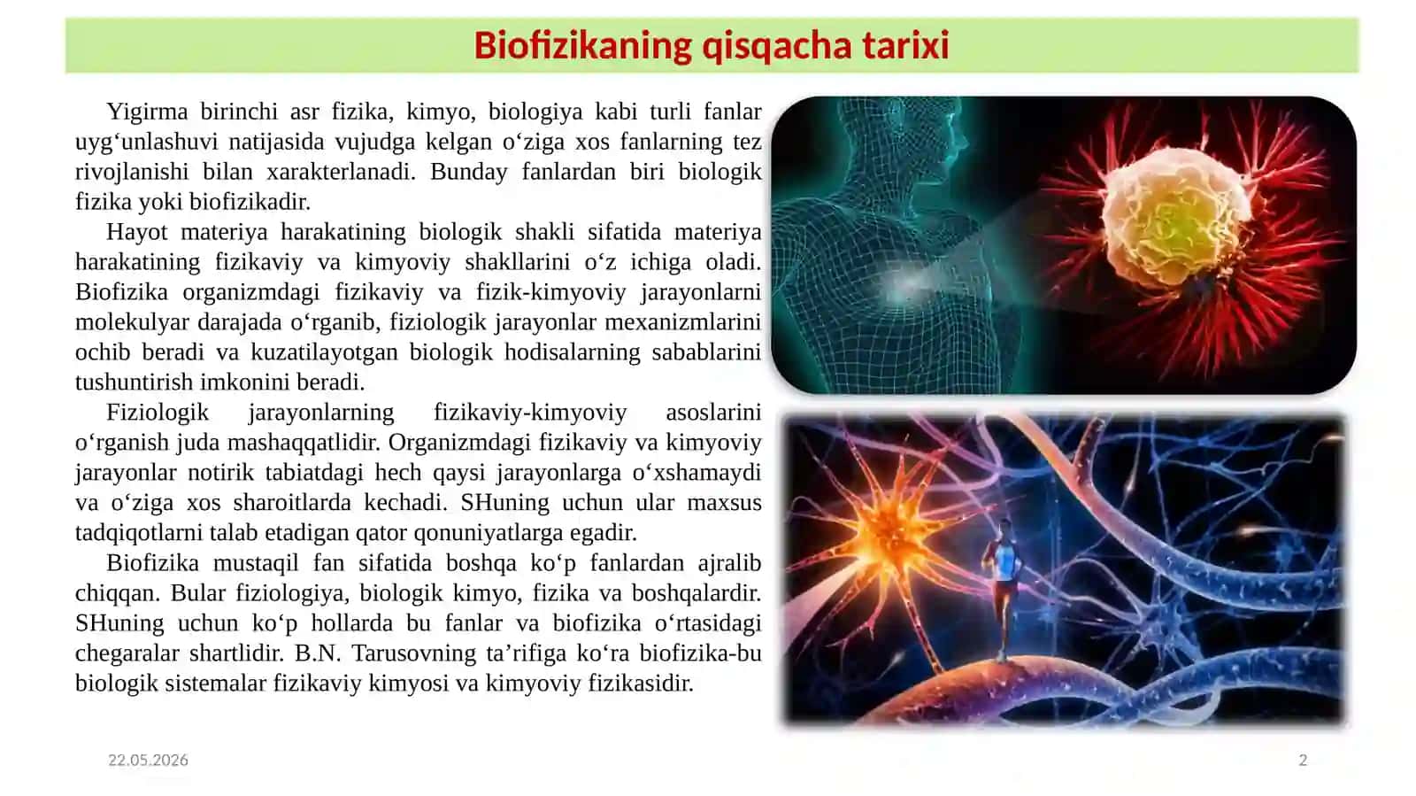 BIOLOGIK TO’QIMALRNINGMEXANIK XOSSALARI 2