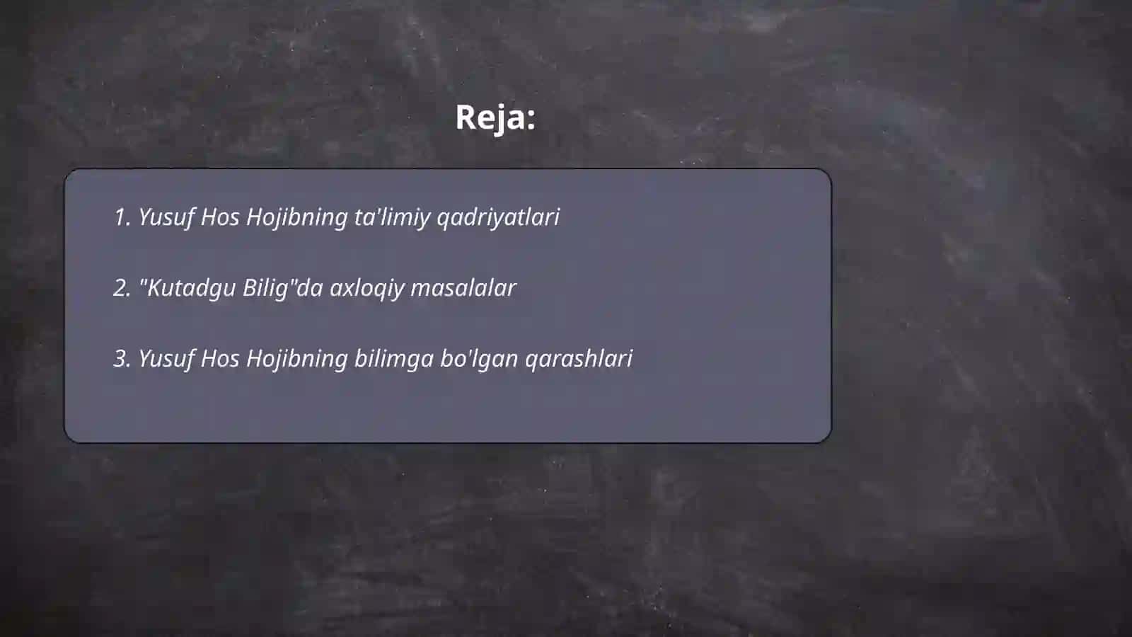 Yusuf Hosxojib, Ahmad Yugnakiy va Kaykovuslarning asarlarida didaktik qarashlar 2