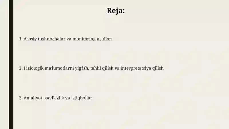 Tananing jismoniy holatini nazorat qilish uslubiyatini o‘zlashtirish 2