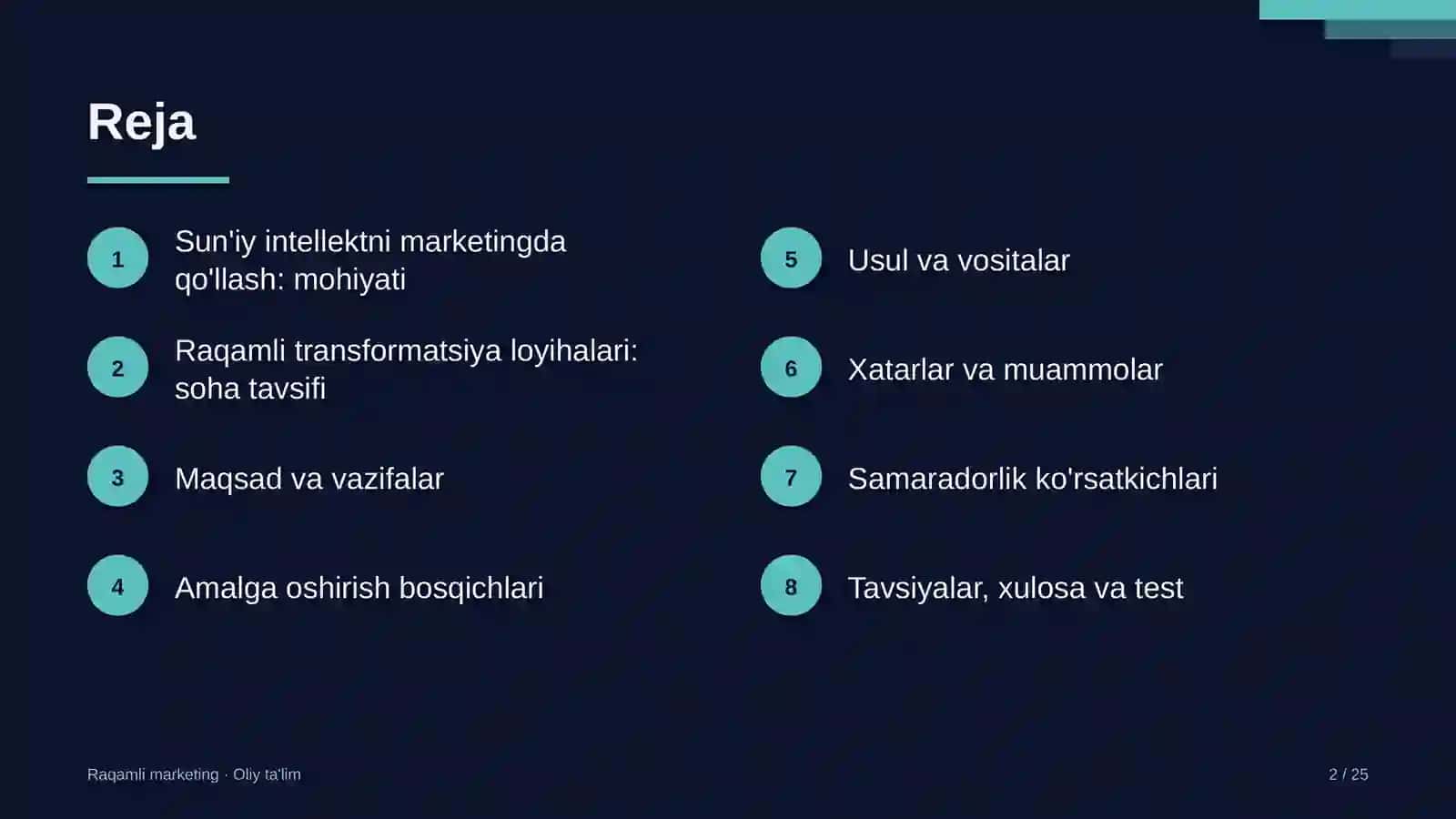 raqamli transformatsiya loyihalarida sun'iy intellekt vositalarini marketingda qo'llash 3329 2