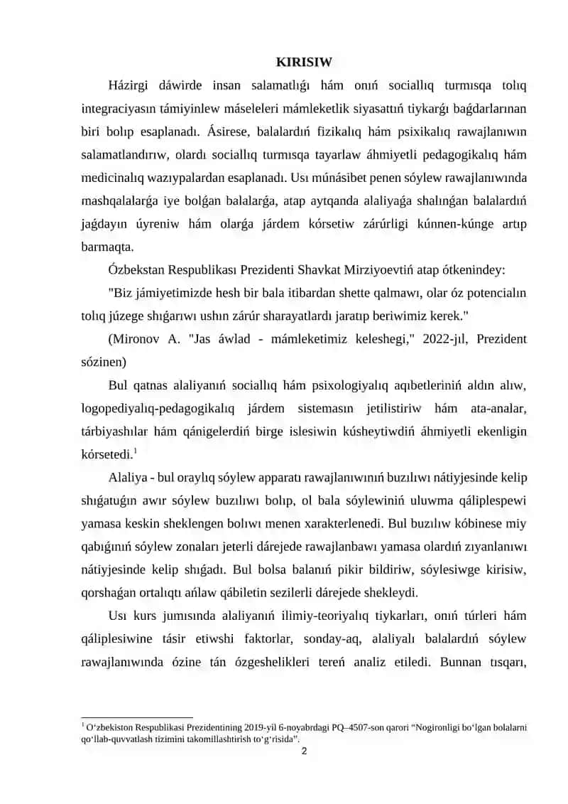 Alaliya balalar nutqinin ozine tan qasiyetleri 2
